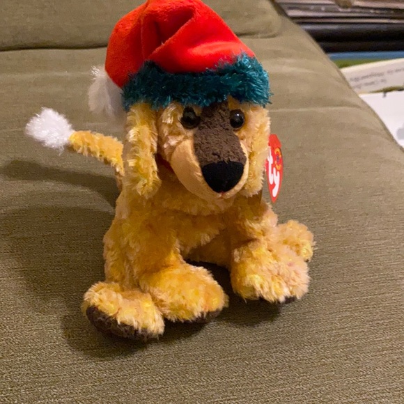 Ty Beanie Baby Jinglepup the dog 2001 retired 2002 - Picture 1 of 8
